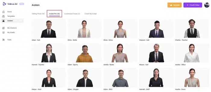 Professional Avatar Videos